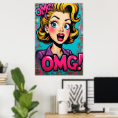 Poster OMG! Reine de la Rue (Bureau à domicile)
