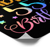 Poster Omg Son My Daddys 55e Anniversaire Doux 55 Ans (Coin)