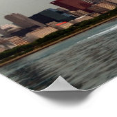 Poster Ominous Chicago Skyline (Coin)