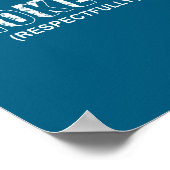 Poster (on Back) Choke Me Respectfully Funny Quote (Coin)