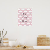 Poster On Cloud Nine Typographie Cloud (Cuisine)