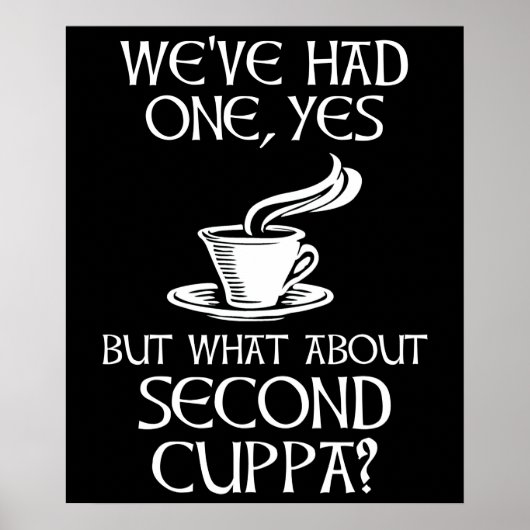 Poster On En A Eu Un, Oui - Mais Qu'En Est-Il De Second C (Devant)