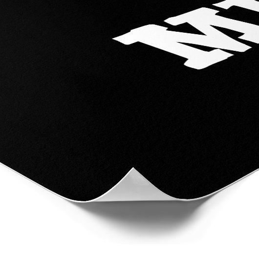 Poster On est Meant 2B Funny Pencil Pun Dark BG (Coin)