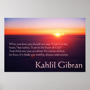 Poster On Love - Le Prophète de Kahlil Gibran