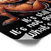 Poster On m'a dit de vérifier mon attitude Je l'ai fait C (Coin)