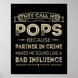 Poster On m'appelle Pops parce que partenaire dans le cri