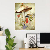 Poster 'On Mushroom Hill' - Imprimer (Bureau à domicile)