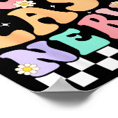 Poster On My Moms Last Nerve Funny Groovy Quote For Kids  (Coin)