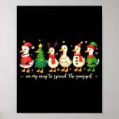 Poster On My Way To Spread The Gospel Funny Goose Christi (Devant)