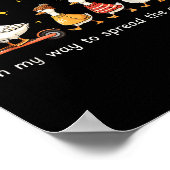 Poster On My Way To Spread The Gospel Funny Goose Christi (Coin)