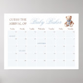 Poster On peut attendre avant de deviner l'arrivée du jeu (Devant)