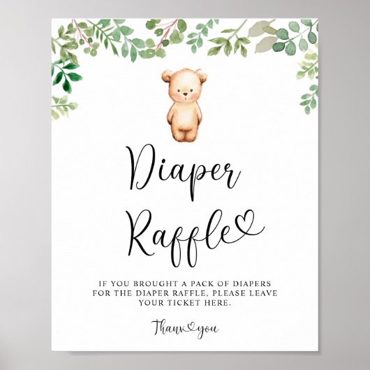 Poster On peut attendre la tombola (Devant)