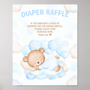 Poster On Peut Attendre Le Baby shower De Déchets Signe R