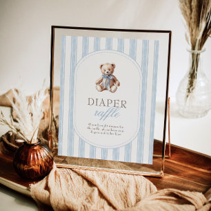 Poster On Peut Attendre Le Baby shower De Déchets Signe R