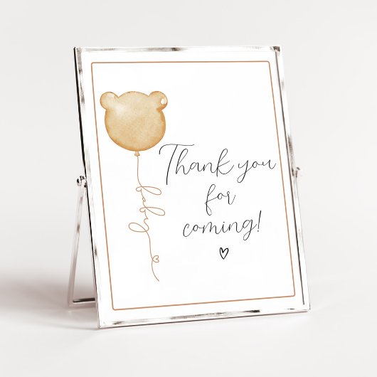 Poster On peut attendre le Merci Brown pour venir