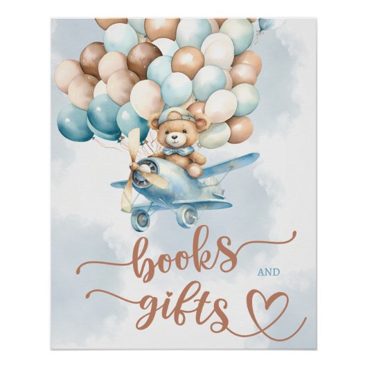 Poster On Peut Attendre ! Livres et cadeaux baby showers (Devant)