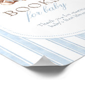 Poster On peut attendre plus vite des livres de Baby show (Coin)