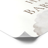 Poster On Peut Attendre Tan Baby shower (Coin)