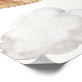 Poster On Peut Attendre Tan Baby shower (Coin)