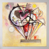 Poster On the Points by Wassily Kandinsky (Devant)