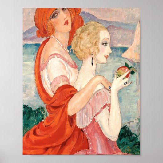 Poster On The Road To AnaCapri By Gerda Wegener (Devant)