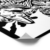 Poster "ON THE THRONE OF SKULLS" Art Print RICHARD DEAN (Coin)