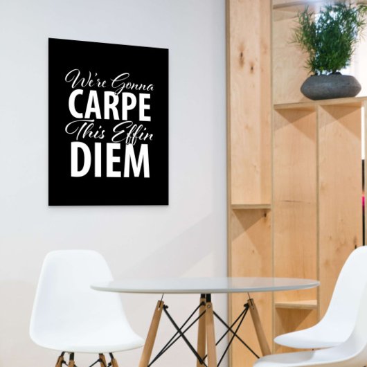 Poster On va carper ce diem d'effin - Saisir le jour