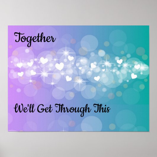 Poster On va passer à travers ça (Devant)