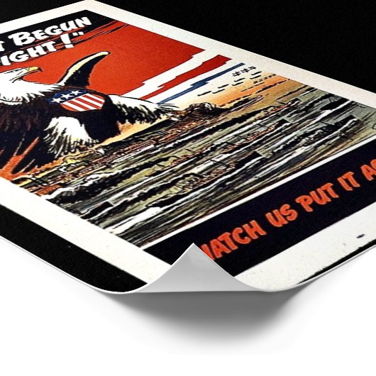 Poster On vient juste de se battre ! (Coin)