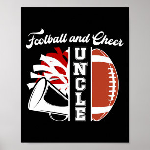 Poster Oncle De Cheerleader Et Footballeur P