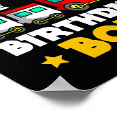 Poster Oncle De L'Anniversaire Boy Train Anniversaire Cel (Coin)