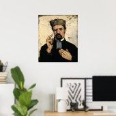 Poster Oncle Dominique comme avocat, 1866 (Bureau à domicile)
