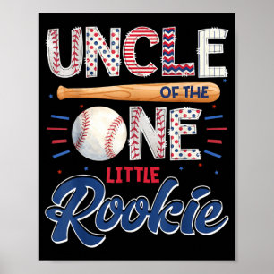 Poster Oncle du petit rookie de baseball 1ère
