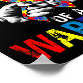 Poster Oncle D'Une Sensibilisation sur l'autisme De Guerr (Coin)