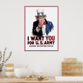 Poster Oncle Sam "I Want You" — Frontière (Cuisine)