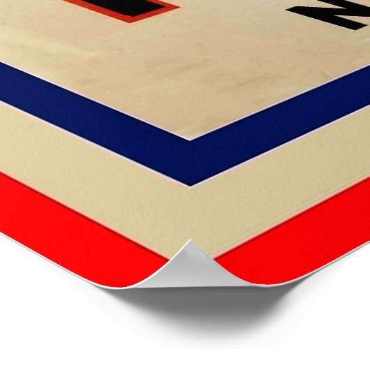 Poster Oncle Sam, Je Veux Que Vous Imprimiez L'Affiche (Coin)