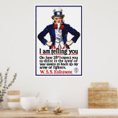 Poster Oncle Sam — Je Vous Le Dis (Cuisine)