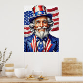 Poster Oncle Sam USA (Cuisine)