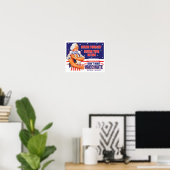 Poster Oncle Sam Vaccinez-vous Luttons Ensemble Contre Ce (Bureau à domicile)