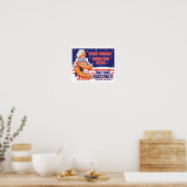 Poster Oncle Sam Vaccinez-vous Luttons Ensemble Contre Ce (Cuisine)
