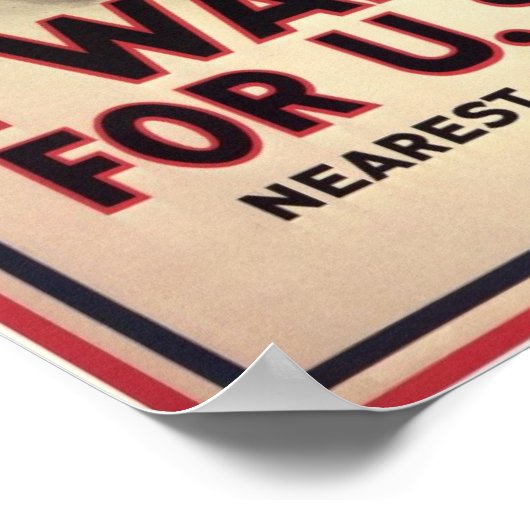 Poster Oncle Sam veut que tu (Coin)