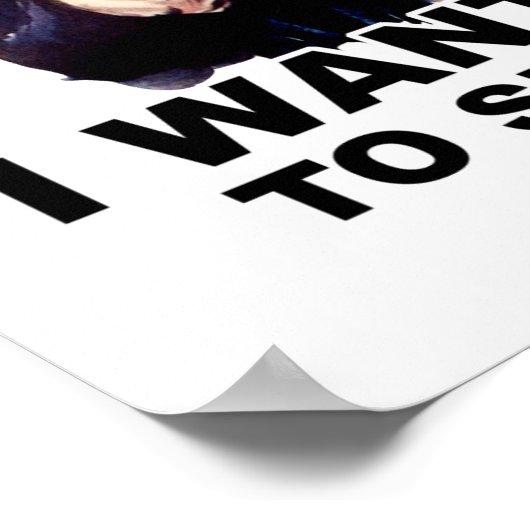 Poster Oncle Sam VEUT QUE TU T'ARRÊTES (Coin)