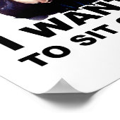 Poster Oncle Sam VEUT QUE VOUS VOUS ASSEYEZ AU VISAGE (Coin)