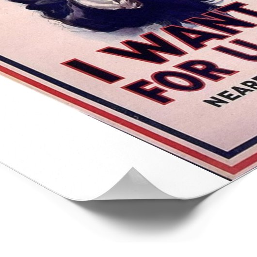 Poster "Oncle Sam veut toi" (Coin)