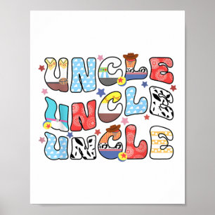 Poster Oncle Toy Drôle Histoire grand-père Fête des pères