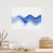 Poster Onde bleue (Cuisine)