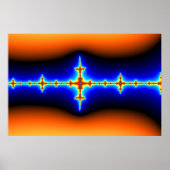 Poster Onde cérébrale - Fractale (Devant)