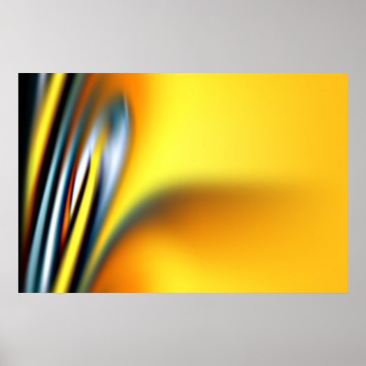 Poster onde jaune (Devant)