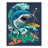 Poster Onde requin (Devant)