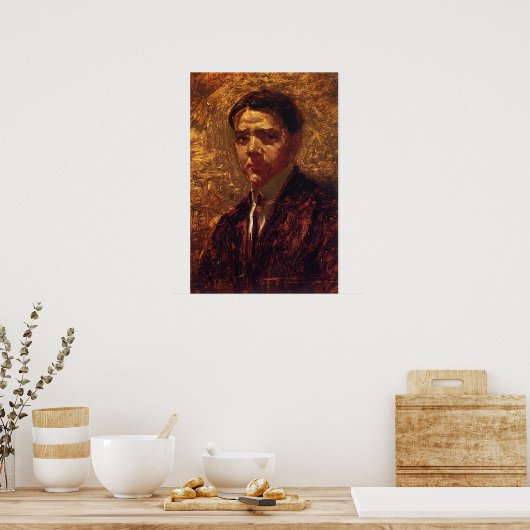 Poster Onderdonk - Autoportrait 1902 (Cuisine)